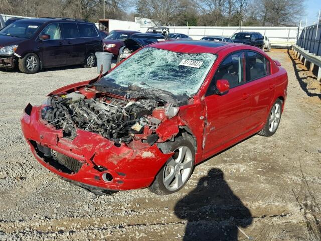 JM1BK123751260879 - 2005 MAZDA 3 S RED photo 2