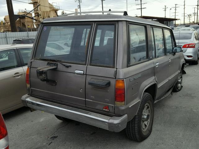 JACCH58E1K8920497 - 1989 ISUZU TROOPER II BROWN photo 4