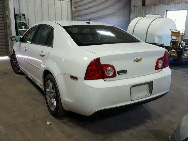 1G1ZB5EB4A4134439 - 2010 CHEVROLET MALIBU LS WHITE photo 3