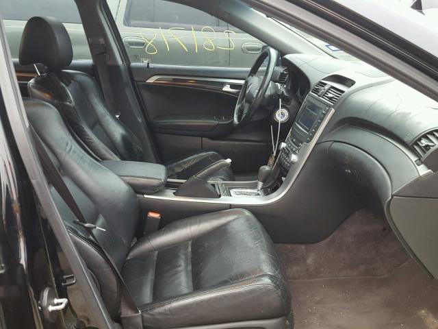 19UUA66296A032993 - 2006 ACURA 3.2TL BLACK photo 5