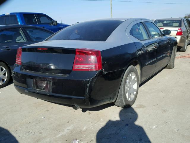 2B3KA43G56H491337 - 2006 DODGE CHARGER SE TWO TONE photo 4