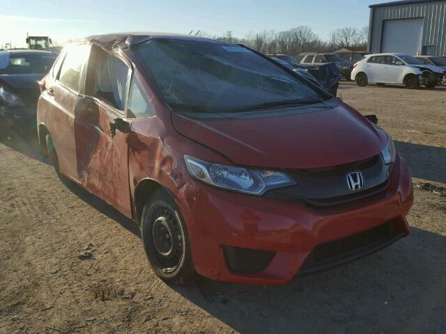 JHMGK5H59GX018311 - 2016 HONDA FIT LX RED photo 1