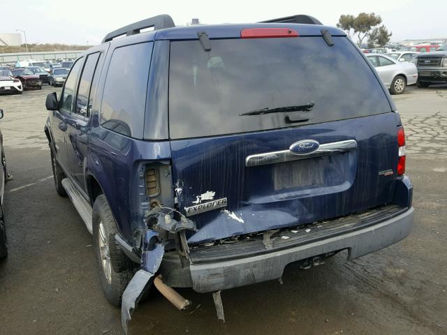 1FMEU62E16UA55379 - 2006 FORD EXPLORER X BLUE photo 3