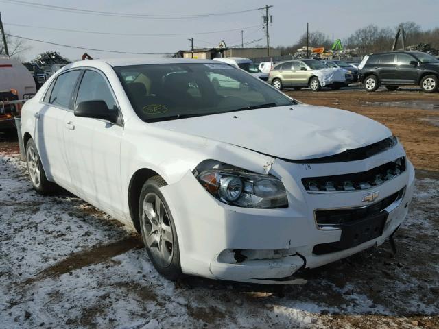 1G1ZB5EBXAF133719 - 2010 CHEVROLET MALIBU LS WHITE photo 1