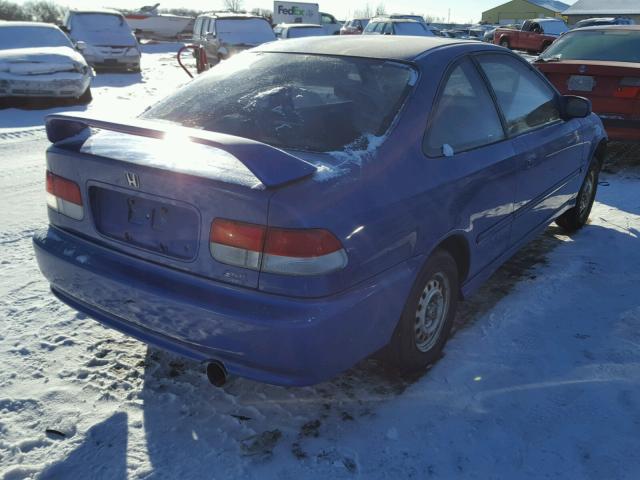 1HGEM1156YL126062 - 2000 HONDA CIVIC SI BLUE photo 4