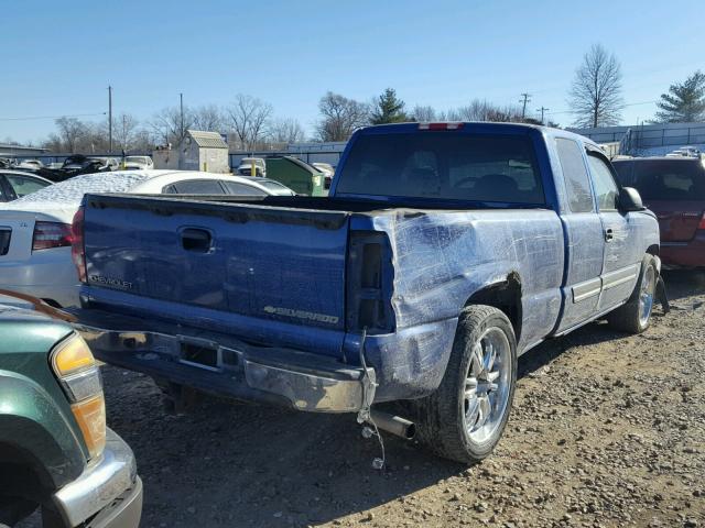 2GCEC19V431336552 - 2003 CHEVROLET SILVERADO BLUE photo 4