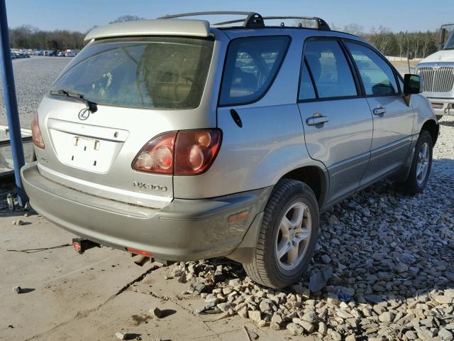 JT6GF10U7X0026666 - 1999 LEXUS RX 300 SILVER photo 4