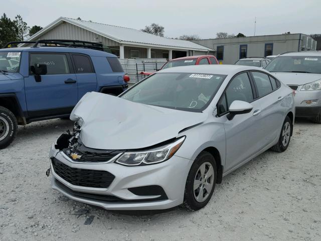 1G1BC5SMXG7231768 - 2016 CHEVROLET CRUZE LS SILVER photo 2