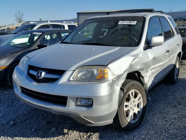 2HNYD18656H537564 - 2006 ACURA MDX TOURIN SILVER photo 2