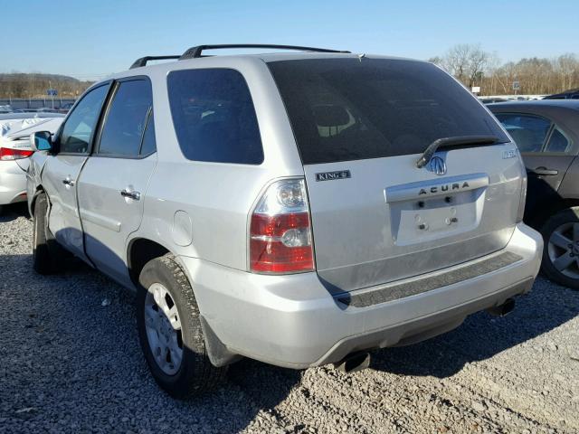 2HNYD18656H537564 - 2006 ACURA MDX TOURIN SILVER photo 3