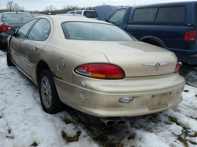 2C3HC56GXXH183588 - 1999 CHRYSLER LHS GOLD photo 3