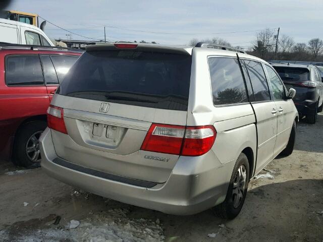 5FNRL384X5B026492 - 2005 HONDA ODYSSEY EX TAN photo 4