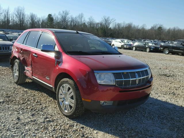 2LMDU68C38BJ17993 - 2008 LINCOLN MKX RED photo 1