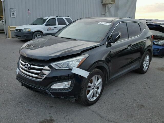 5XYZW3LA3DG046031 - 2013 HYUNDAI SANTA FE S BLACK photo 2