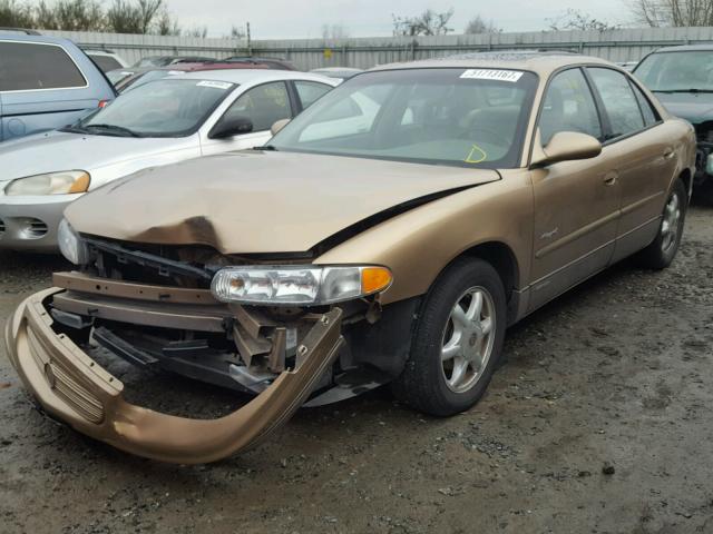 2G4WF551711304211 - 2001 BUICK REGAL GS GOLD photo 2