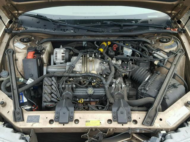 2G4WF551711304211 - 2001 BUICK REGAL GS GOLD photo 7