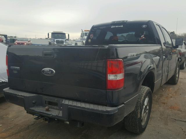 1FTRX12W46NA46226 - 2006 FORD F150 BLACK photo 4