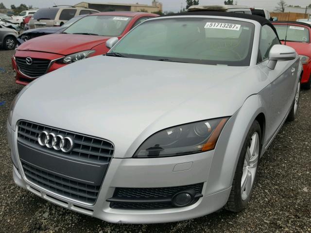 TRUMF38J481032248 - 2008 AUDI TT 2.0T SILVER photo 2