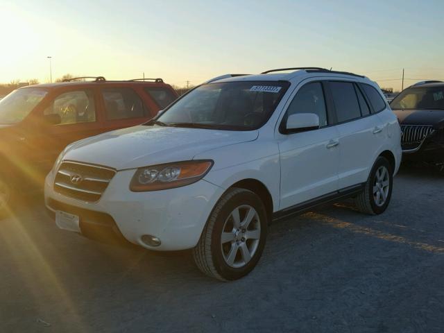 5NMSH13E67H023811 - 2007 HYUNDAI SANTA FE S WHITE photo 2