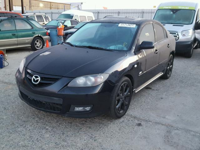 JM1BK324171652098 - 2007 MAZDA 3 S BLACK photo 2