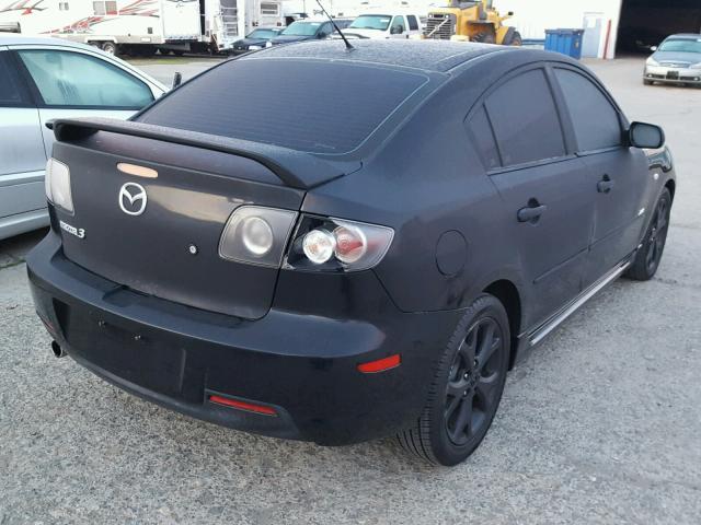 JM1BK324171652098 - 2007 MAZDA 3 S BLACK photo 4