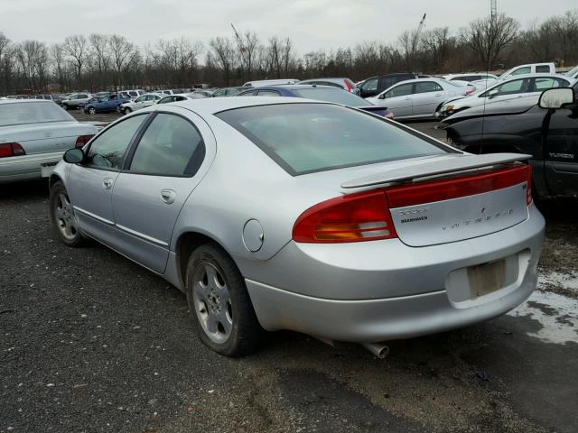 2B3HD56G52H300514 - 2002 DODGE INTREPID E SILVER photo 3