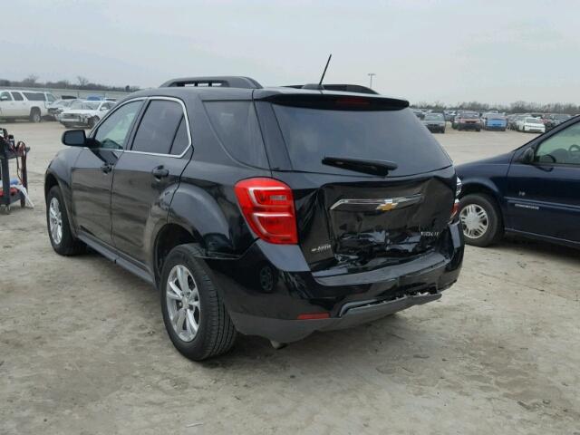 2GNALCEK9G6296801 - 2016 CHEVROLET EQUINOX LT BLACK photo 3