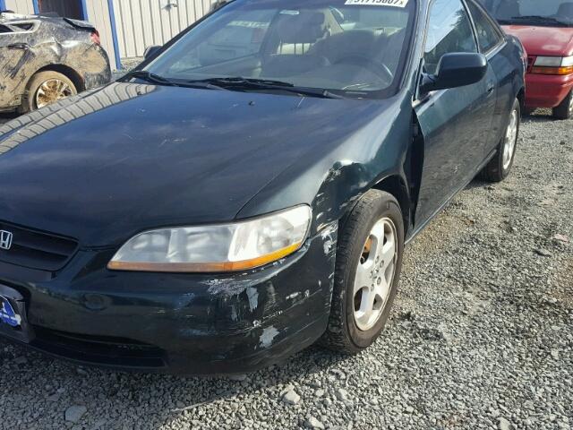 1HGCG2255YA024380 - 2000 HONDA ACCORD EX GREEN photo 9