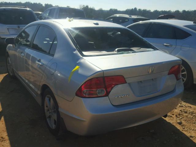 1HGFA16948L093877 - 2008 HONDA CIVIC EXL Argent photo 3