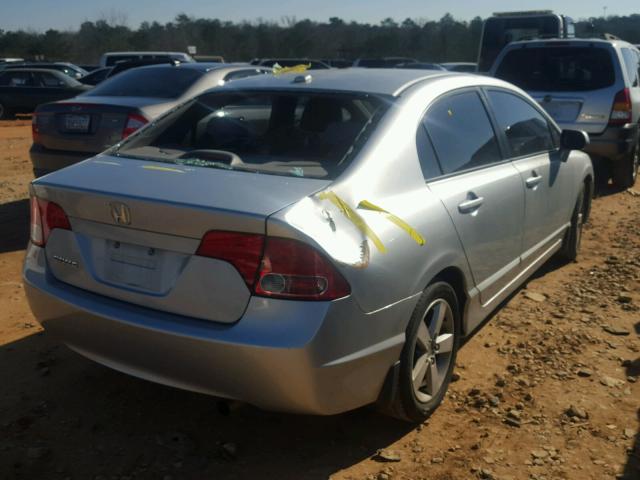 1HGFA16948L093877 - 2008 HONDA CIVIC EXL SILVER photo 4