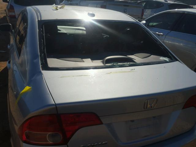 1HGFA16948L093877 - 2008 HONDA CIVIC EXL Argent photo 9