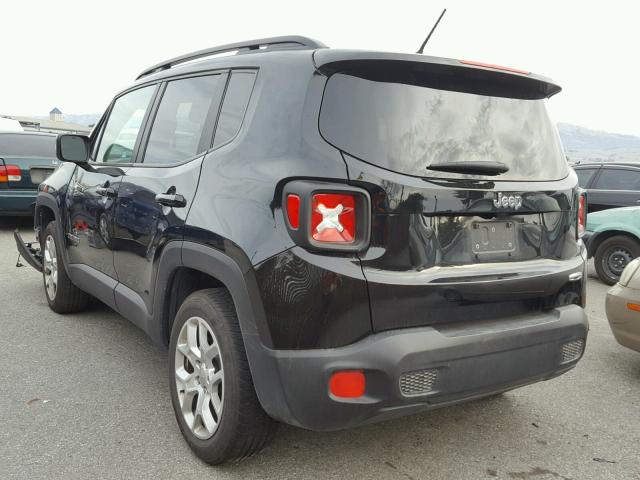 ZACCJABB5HPE99947 - 2017 JEEP RENEGADE L BLACK photo 3