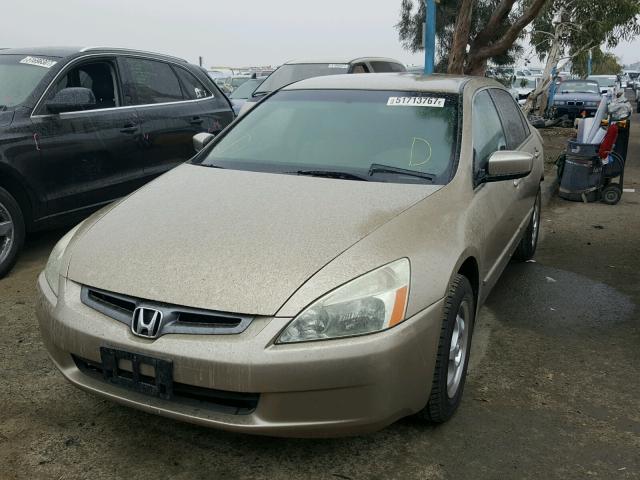 1HGCM56334A178597 - 2004 HONDA ACCORD LX GOLD photo 2