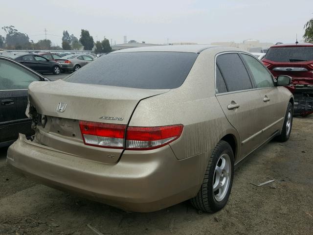 1HGCM56334A178597 - 2004 HONDA ACCORD LX GOLD photo 4