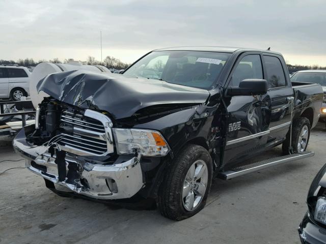 1C6RR7LT8FS711977 - 2015 RAM 1500 SLT შავი ფოტო 2