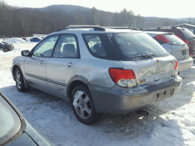 JF1GG68574H810686 - 2004 SUBARU IMPREZA OU SILVER photo 3