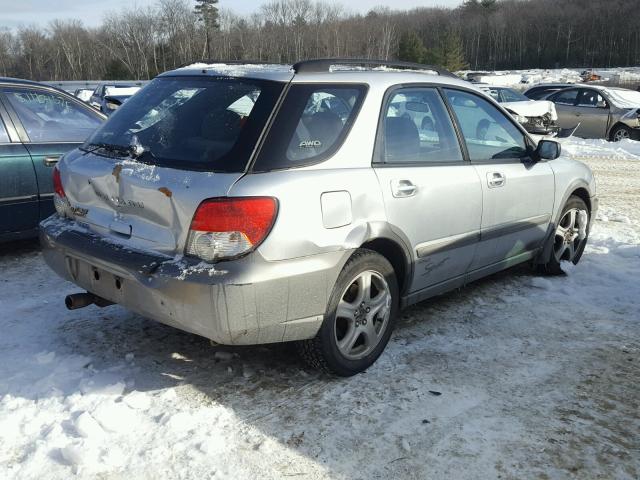 JF1GG68574H810686 - 2004 SUBARU IMPREZA OU SILVER photo 4