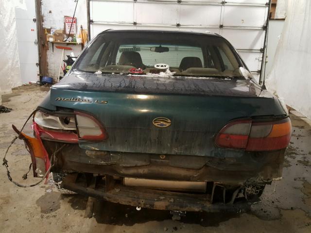 1G1NE52J3X6100989 - 1999 CHEVROLET MALIBU LS 绿色 照片 9