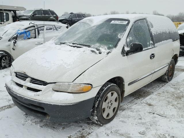 2B4GP25G2YR712830 - 2000 DODGE CARAVAN WHITE photo 2