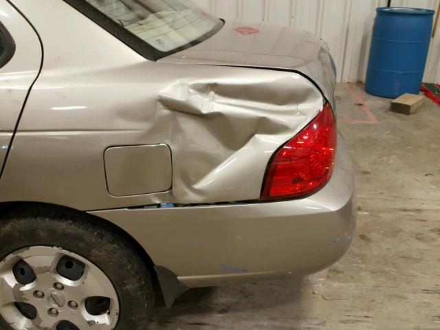 3N1CB51D16L570223 - 2006 NISSAN SENTRA 1.8 TAN photo 9