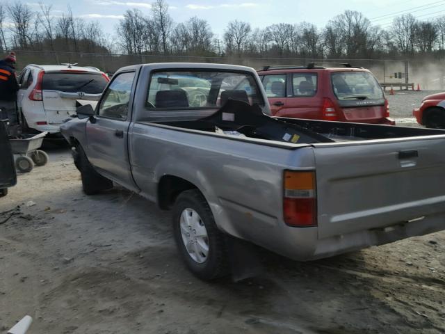 4TARN81A2PZ082278 - 1993 TOYOTA PICKUP 1/2 GRAY photo 3