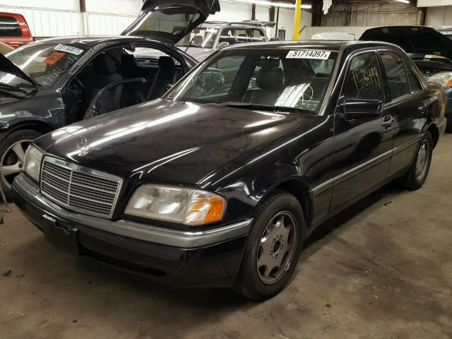 WDBHA28E1TF334209 - 1996 MERCEDES-BENZ C 280 BLACK photo 2