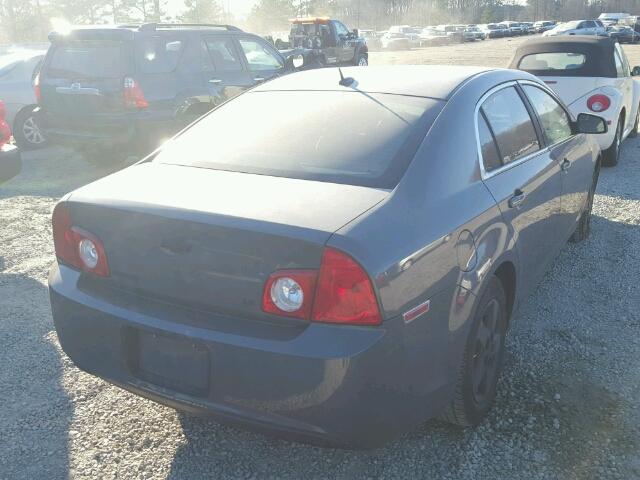 1G1ZG57B584303554 - 2008 CHEVROLET MALIBU LS GRAY photo 4