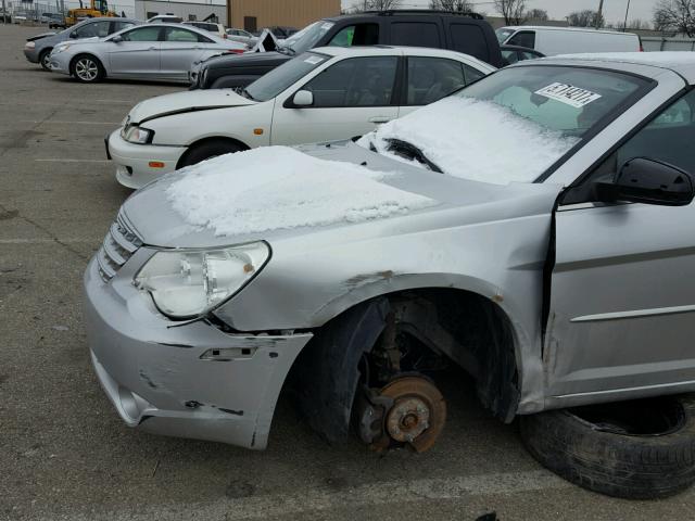 1C3LC55R38N267239 - 2008 CHRYSLER SEBRING TO SILVER photo 9