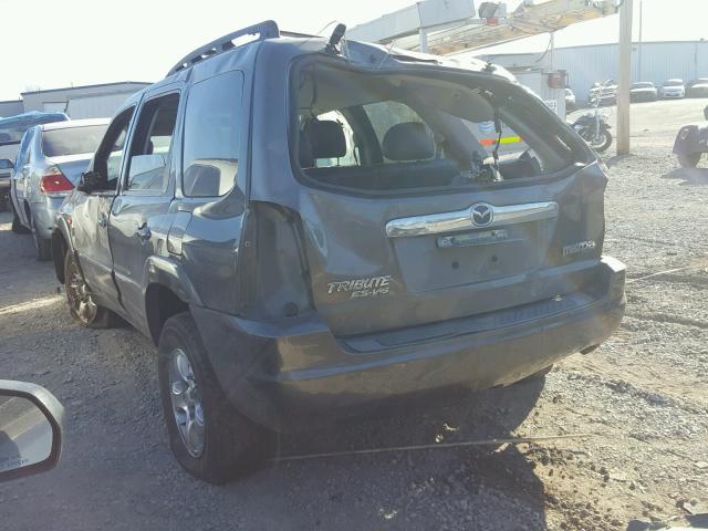 4F2CZ06113KM19020 - 2003 MAZDA TRIBUTE ES GRAY photo 3