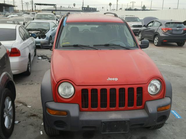 1J4GL48K93W512161 - 2003 JEEP LIBERTY SP RED photo 10