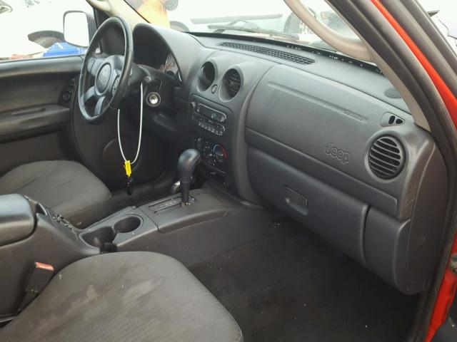 1J4GL48K93W512161 - 2003 JEEP LIBERTY SP RED photo 5