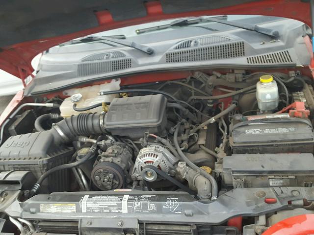 1J4GL48K93W512161 - 2003 JEEP LIBERTY SP RED photo 7