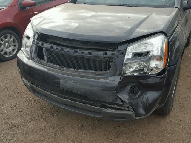 2CNDL13F186031724 - 2008 CHEVROLET EQUINOX LS BLACK photo 9