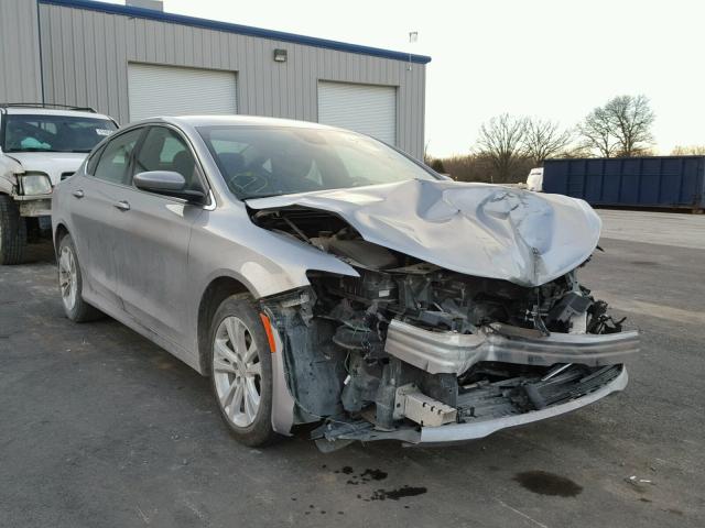 1C3CCCABXFN695531 - 2015 CHRYSLER 200 LIMITE SILVER photo 1